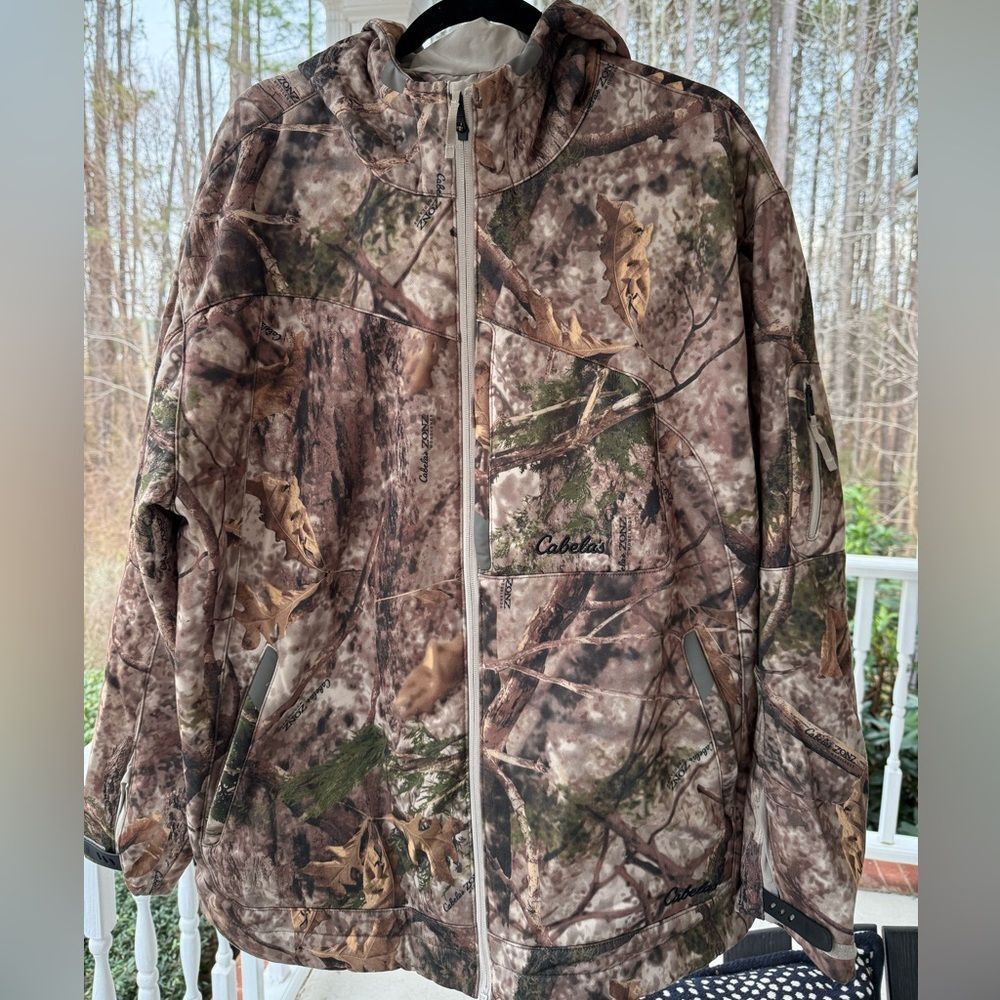 Cabela's Men's Western Zonz Woodland Camo Performance Hunting Parka . XL. NWOT